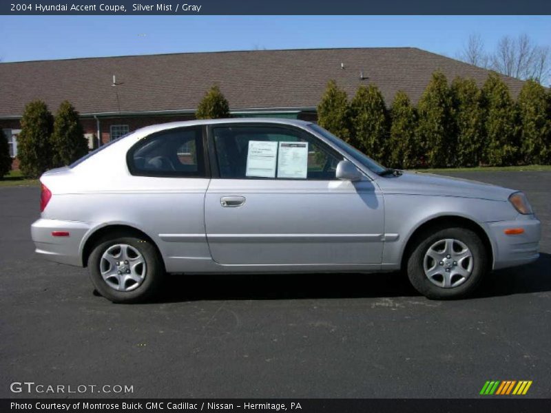  2004 Accent Coupe Silver Mist