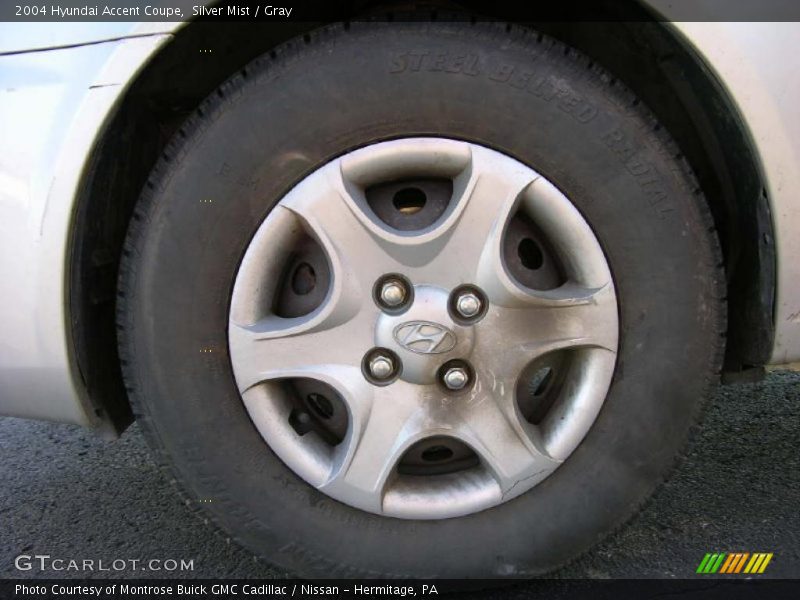 Silver Mist / Gray 2004 Hyundai Accent Coupe