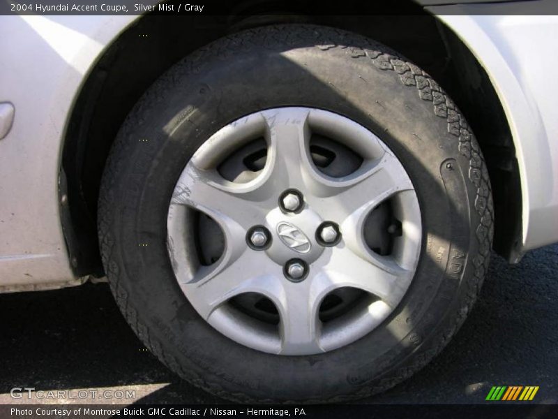 Silver Mist / Gray 2004 Hyundai Accent Coupe