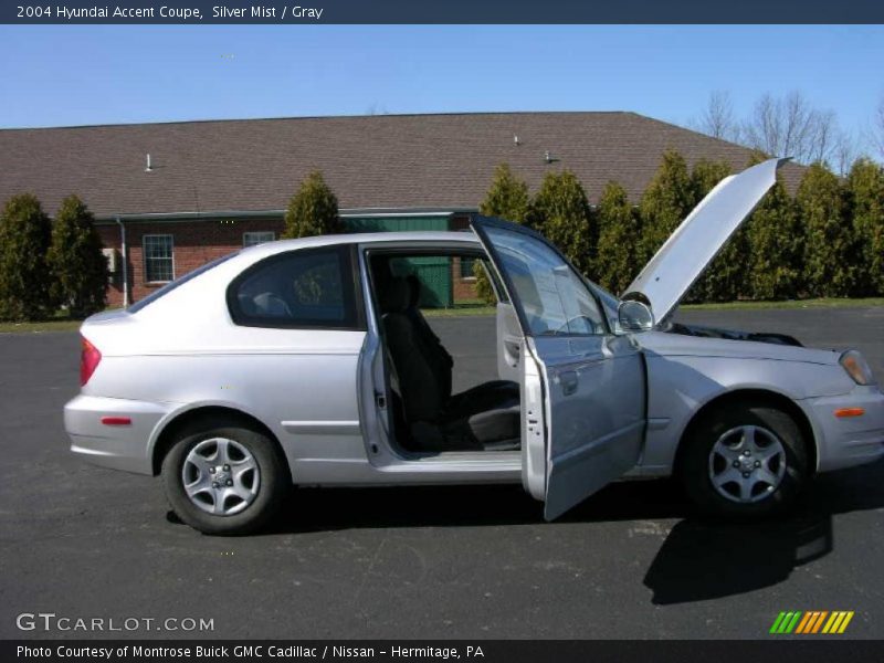 Silver Mist / Gray 2004 Hyundai Accent Coupe