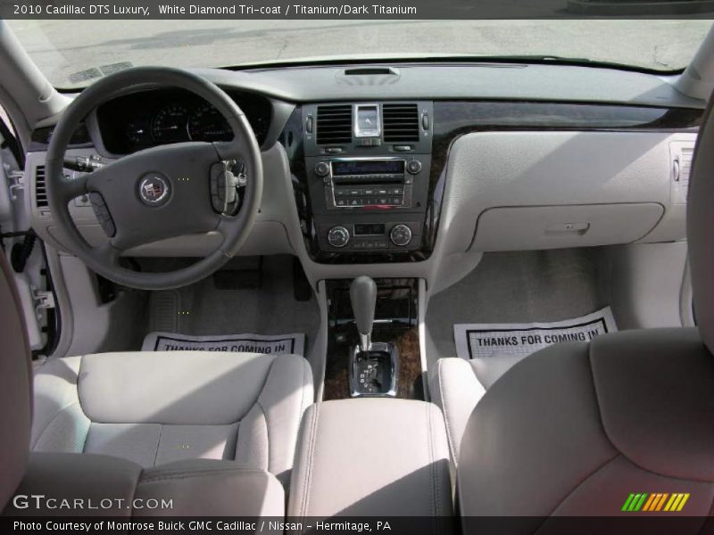 Dashboard of 2010 DTS Luxury