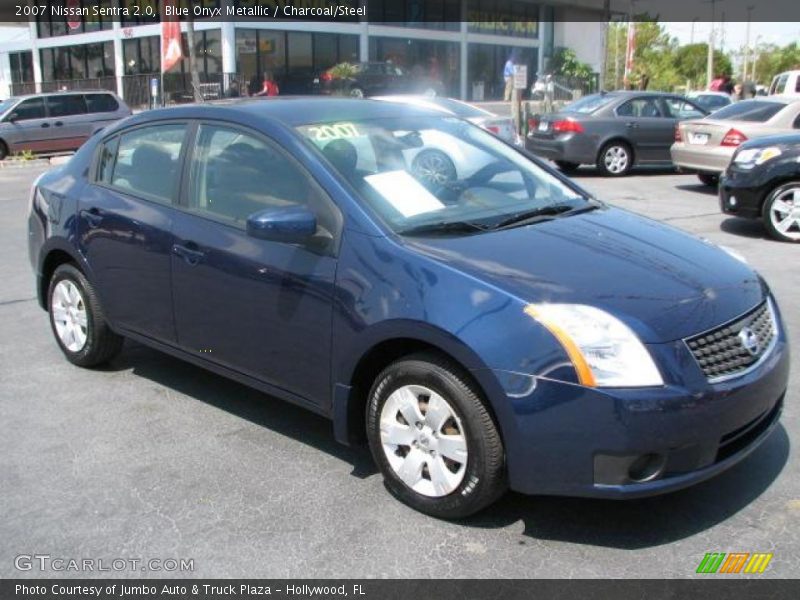 Blue Onyx Metallic / Charcoal/Steel 2007 Nissan Sentra 2.0