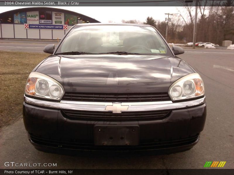 Black / Gray 2004 Chevrolet Malibu Sedan