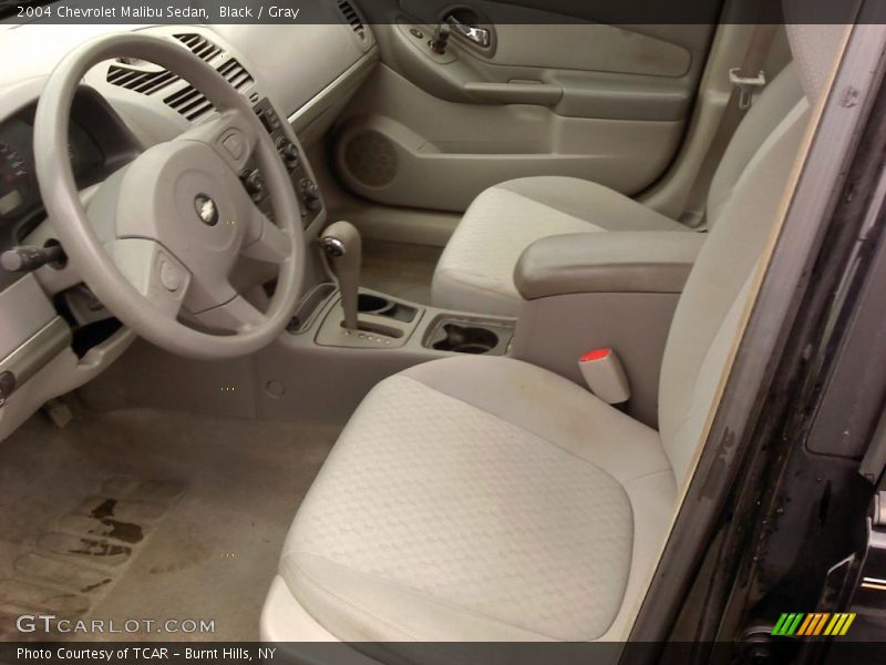 Black / Gray 2004 Chevrolet Malibu Sedan