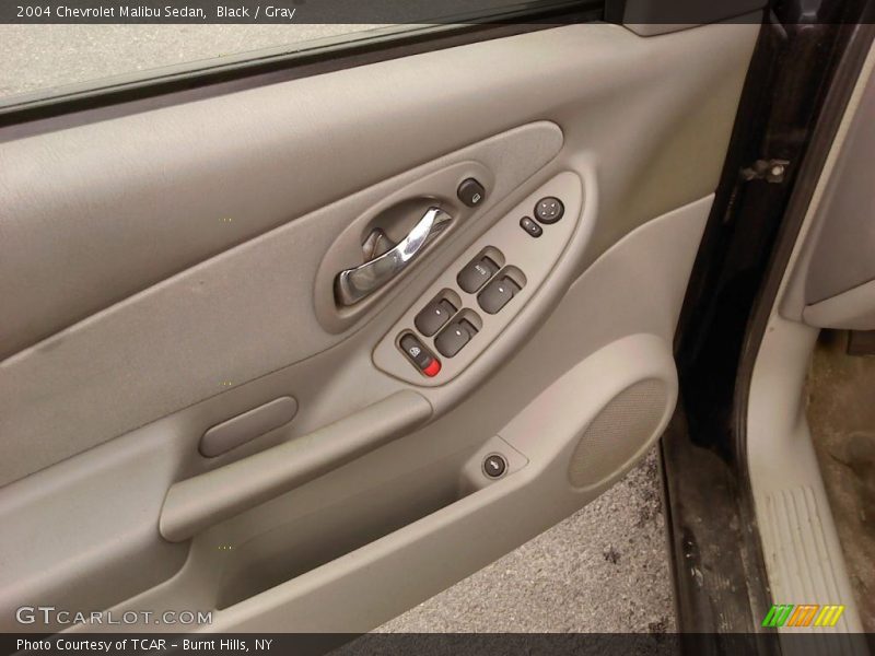 Black / Gray 2004 Chevrolet Malibu Sedan