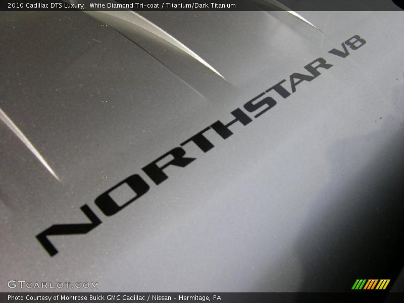 White Diamond Tri-coat / Titanium/Dark Titanium 2010 Cadillac DTS Luxury