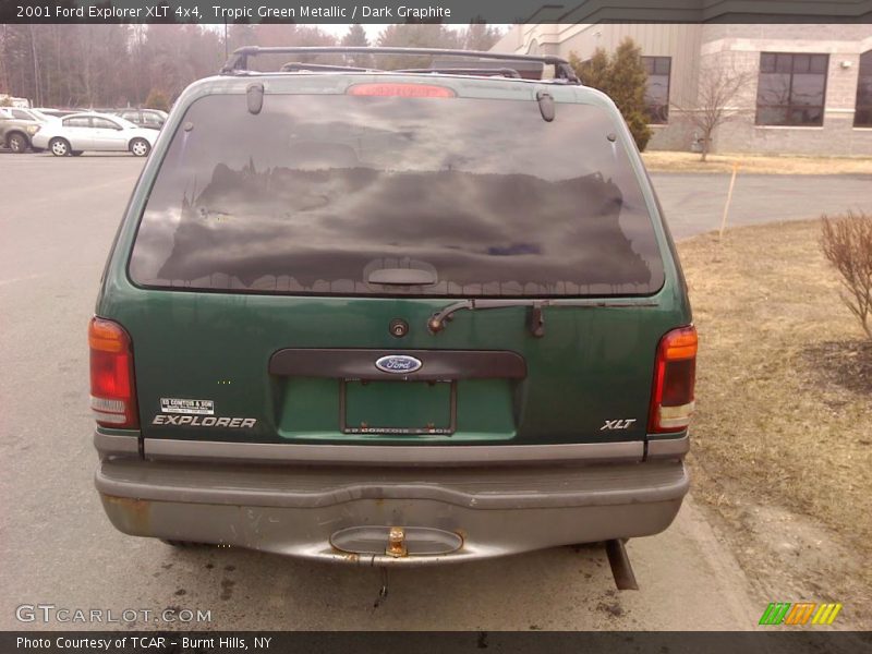 Tropic Green Metallic / Dark Graphite 2001 Ford Explorer XLT 4x4