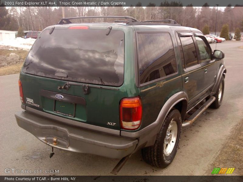 Tropic Green Metallic / Dark Graphite 2001 Ford Explorer XLT 4x4