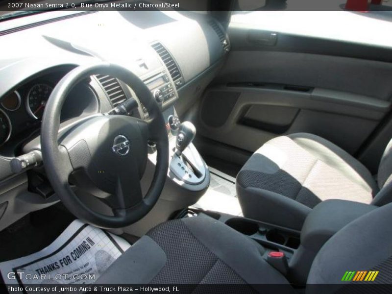 Blue Onyx Metallic / Charcoal/Steel 2007 Nissan Sentra 2.0
