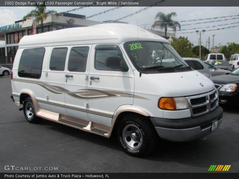 Front 3/4 View of 2002 Ram Van 1500 Passenger Conversion