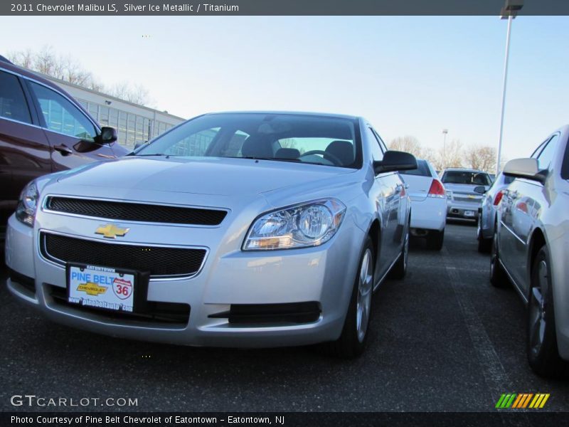 Silver Ice Metallic / Titanium 2011 Chevrolet Malibu LS
