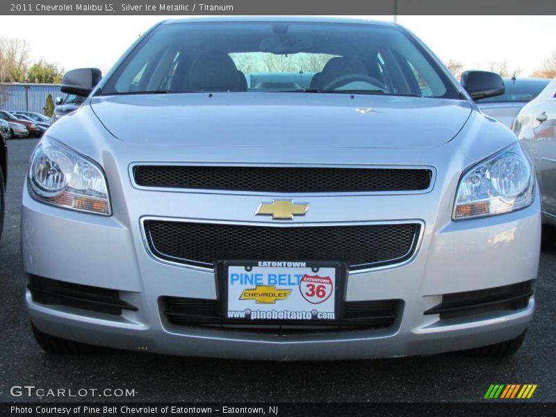 Silver Ice Metallic / Titanium 2011 Chevrolet Malibu LS