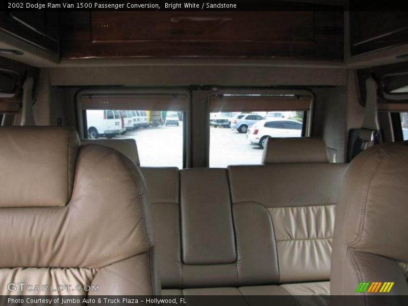 Bright White / Sandstone 2002 Dodge Ram Van 1500 Passenger Conversion