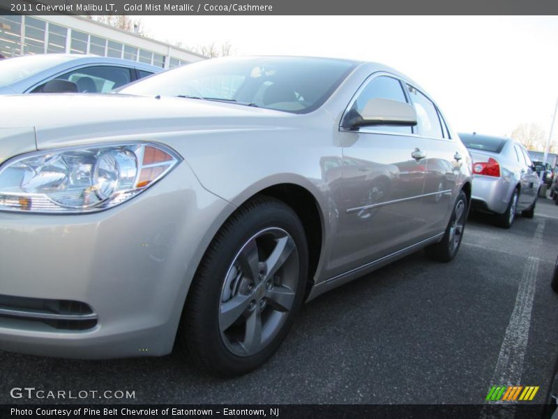 Gold Mist Metallic / Cocoa/Cashmere 2011 Chevrolet Malibu LT