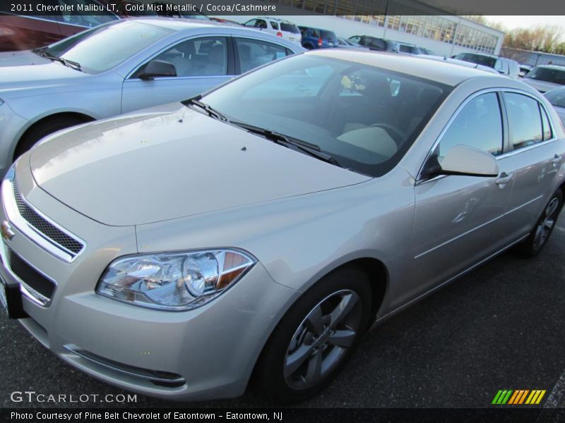 Gold Mist Metallic / Cocoa/Cashmere 2011 Chevrolet Malibu LT