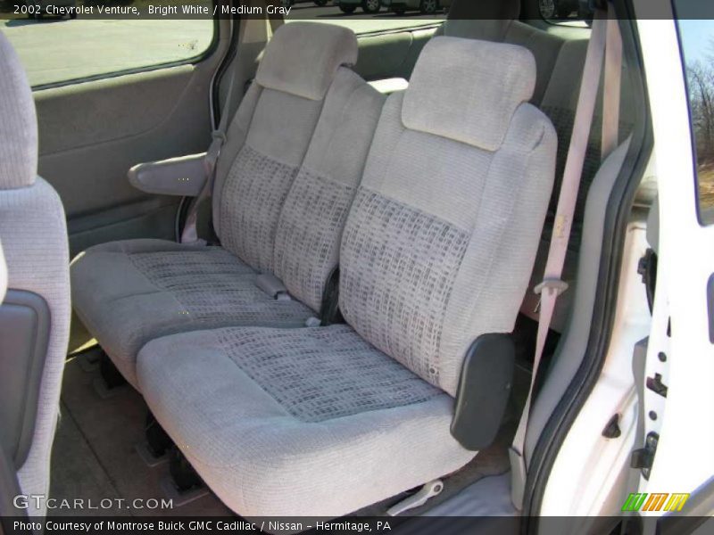 Bright White / Medium Gray 2002 Chevrolet Venture
