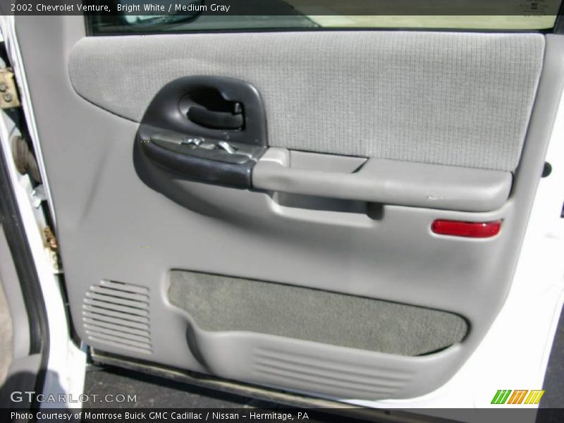 Bright White / Medium Gray 2002 Chevrolet Venture
