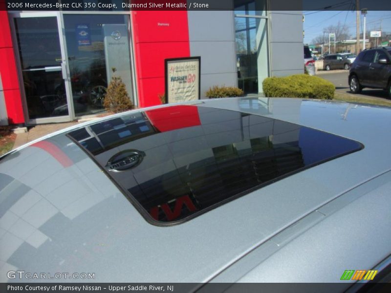 Diamond Silver Metallic / Stone 2006 Mercedes-Benz CLK 350 Coupe
