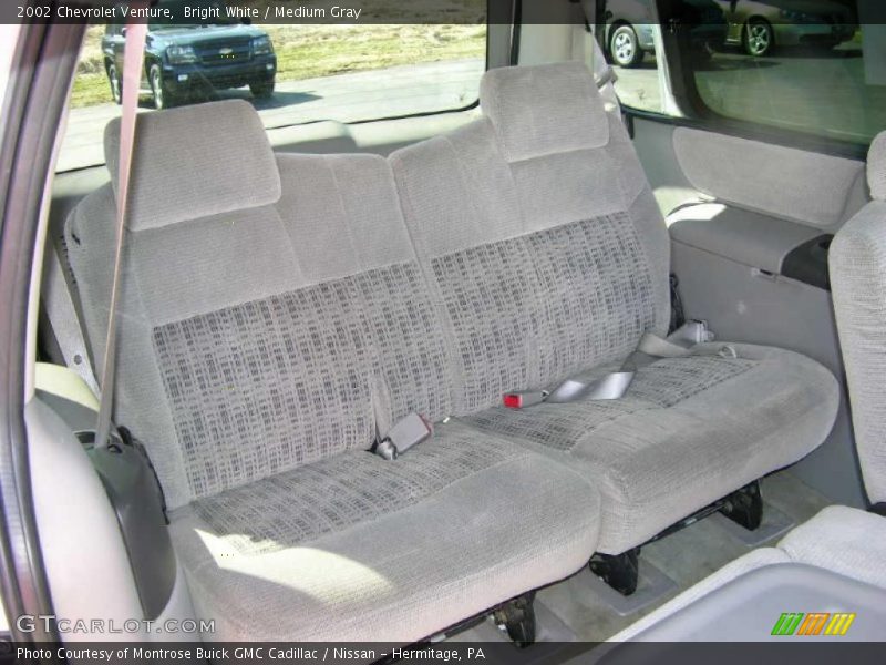 Bright White / Medium Gray 2002 Chevrolet Venture