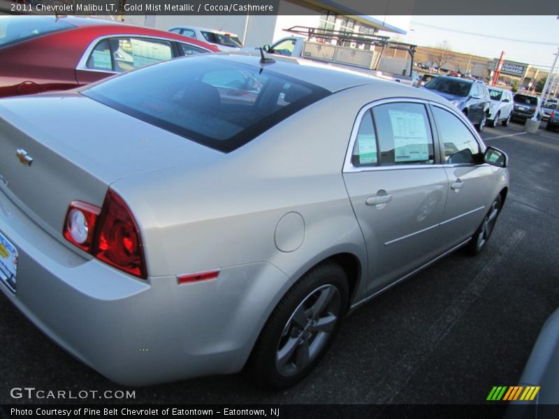 Gold Mist Metallic / Cocoa/Cashmere 2011 Chevrolet Malibu LT