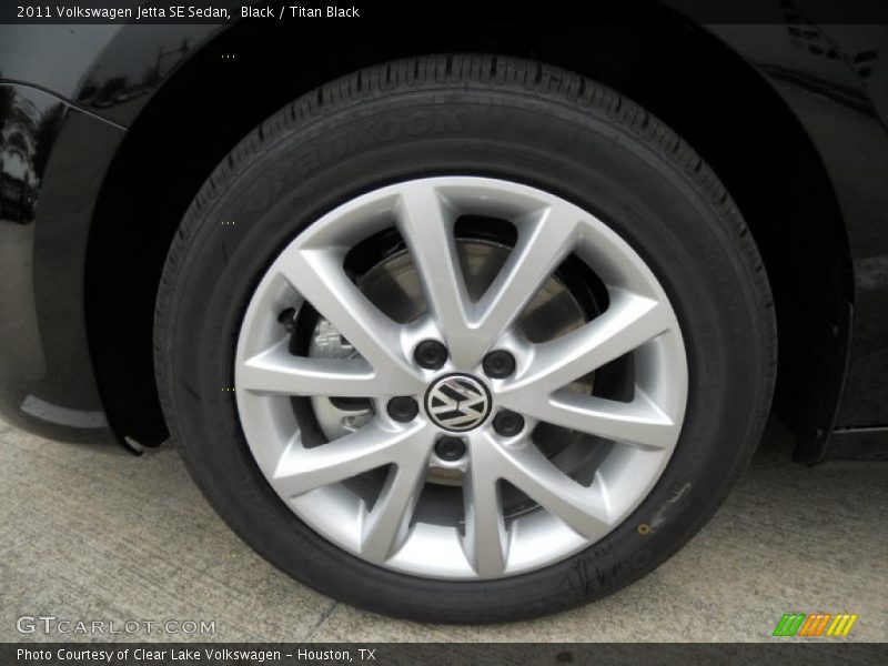 Black / Titan Black 2011 Volkswagen Jetta SE Sedan
