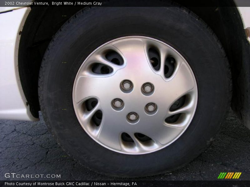 Bright White / Medium Gray 2002 Chevrolet Venture