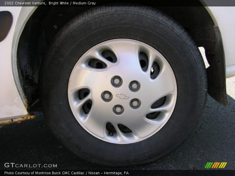 Bright White / Medium Gray 2002 Chevrolet Venture