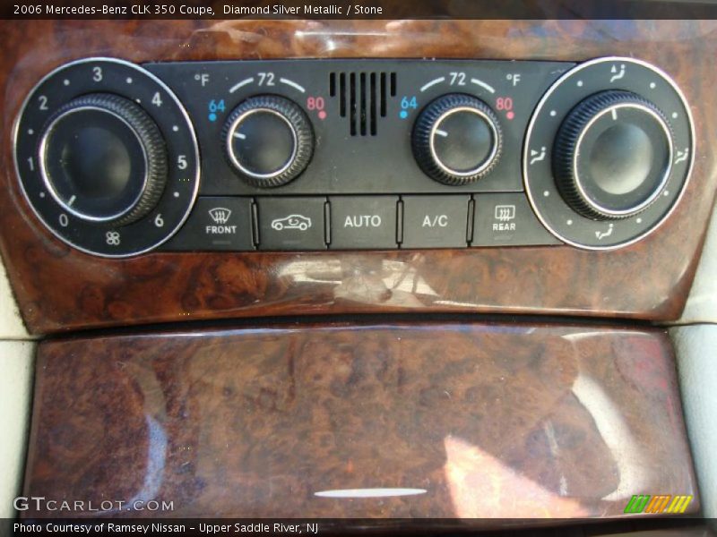 Diamond Silver Metallic / Stone 2006 Mercedes-Benz CLK 350 Coupe