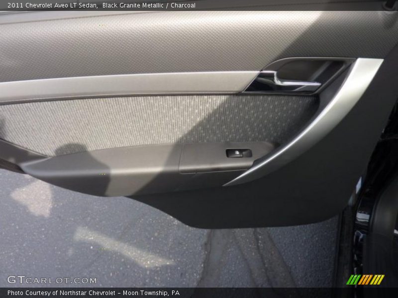 Black Granite Metallic / Charcoal 2011 Chevrolet Aveo LT Sedan