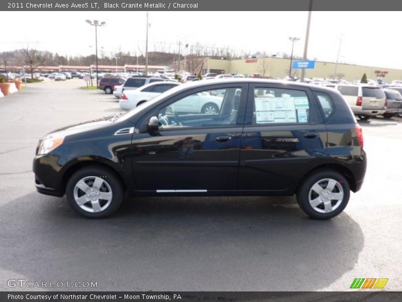 Black Granite Metallic / Charcoal 2011 Chevrolet Aveo Aveo5 LT