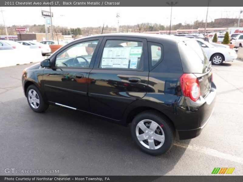 Black Granite Metallic / Charcoal 2011 Chevrolet Aveo Aveo5 LT