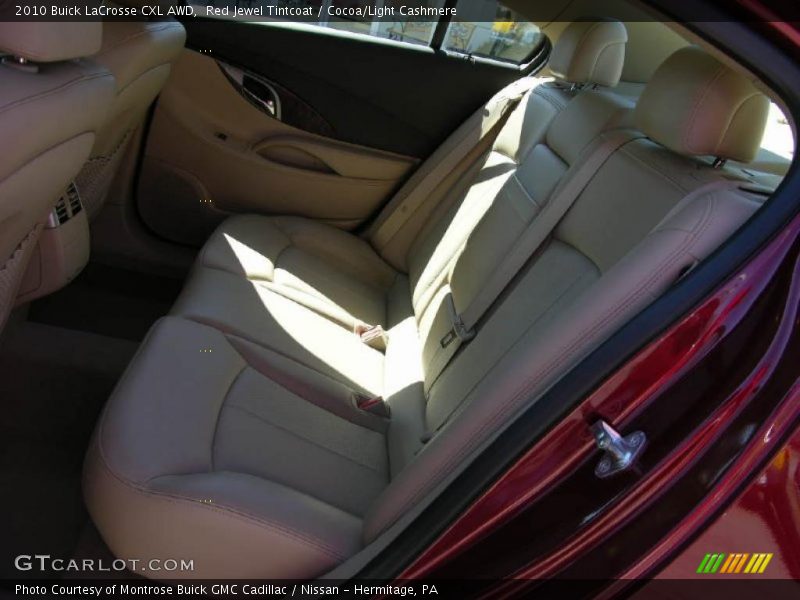 Red Jewel Tintcoat / Cocoa/Light Cashmere 2010 Buick LaCrosse CXL AWD