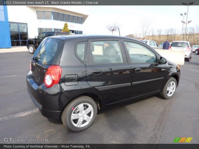 Black Granite Metallic / Charcoal 2011 Chevrolet Aveo Aveo5 LT
