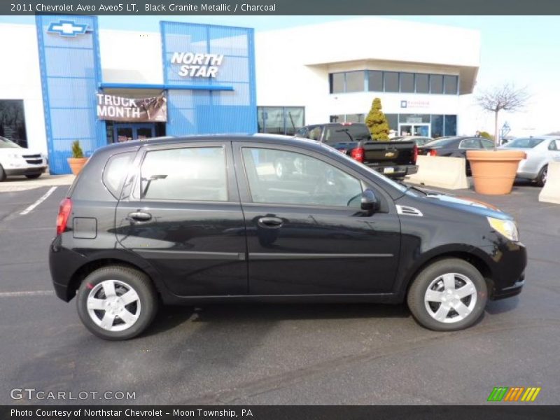 Black Granite Metallic / Charcoal 2011 Chevrolet Aveo Aveo5 LT