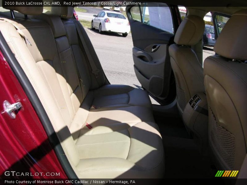 Red Jewel Tintcoat / Cocoa/Light Cashmere 2010 Buick LaCrosse CXL AWD