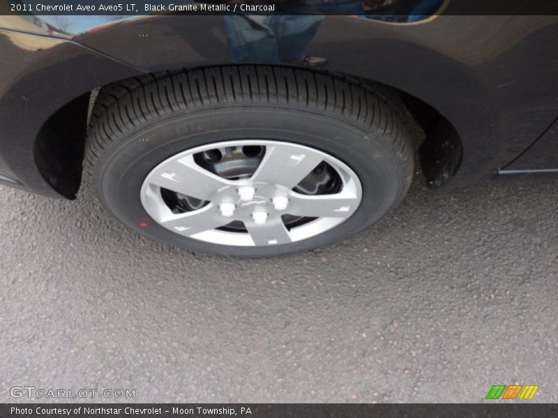 Black Granite Metallic / Charcoal 2011 Chevrolet Aveo Aveo5 LT