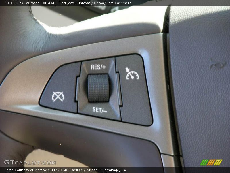 Controls of 2010 LaCrosse CXL AWD