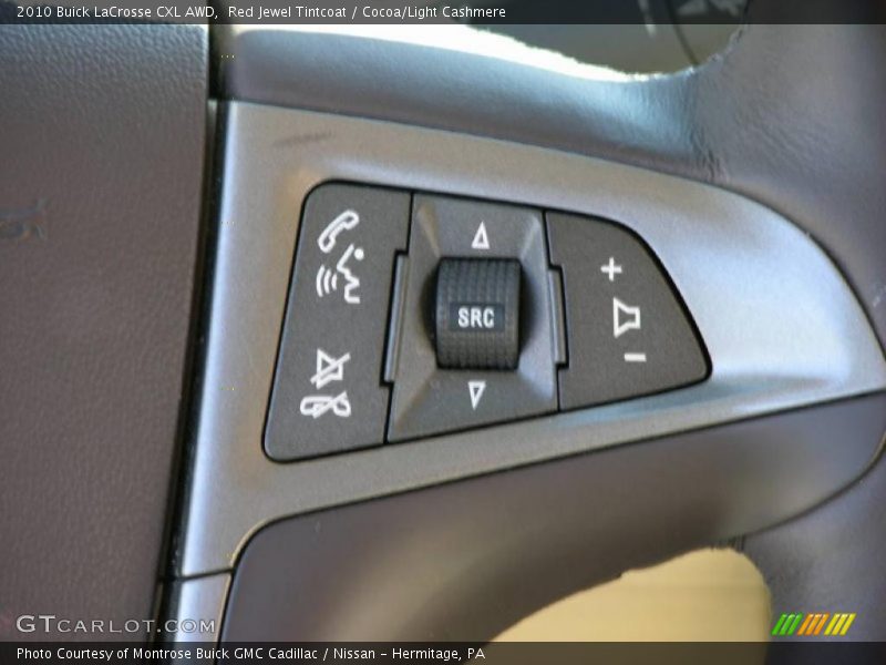 Controls of 2010 LaCrosse CXL AWD