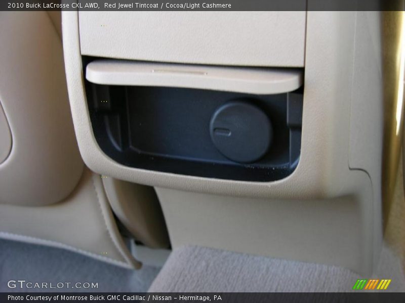 Red Jewel Tintcoat / Cocoa/Light Cashmere 2010 Buick LaCrosse CXL AWD