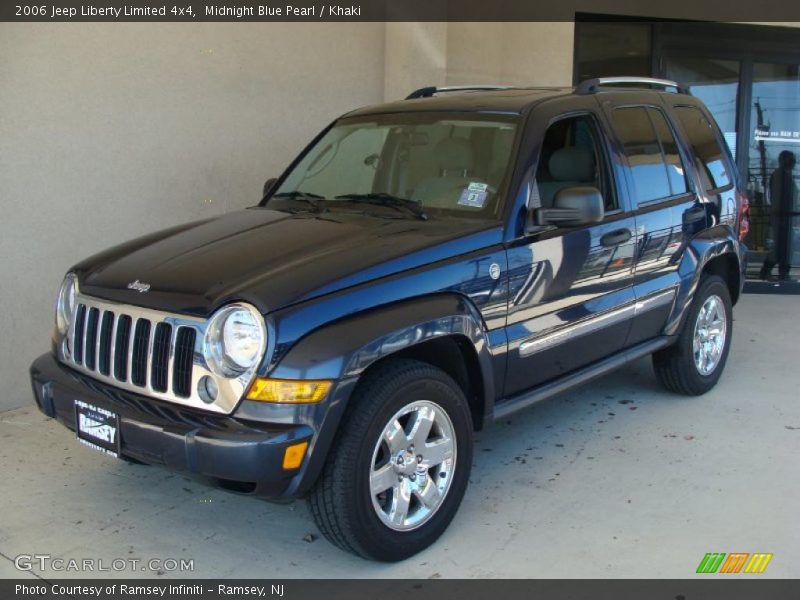 Midnight Blue Pearl / Khaki 2006 Jeep Liberty Limited 4x4