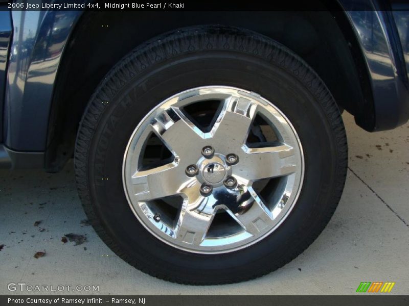 Midnight Blue Pearl / Khaki 2006 Jeep Liberty Limited 4x4