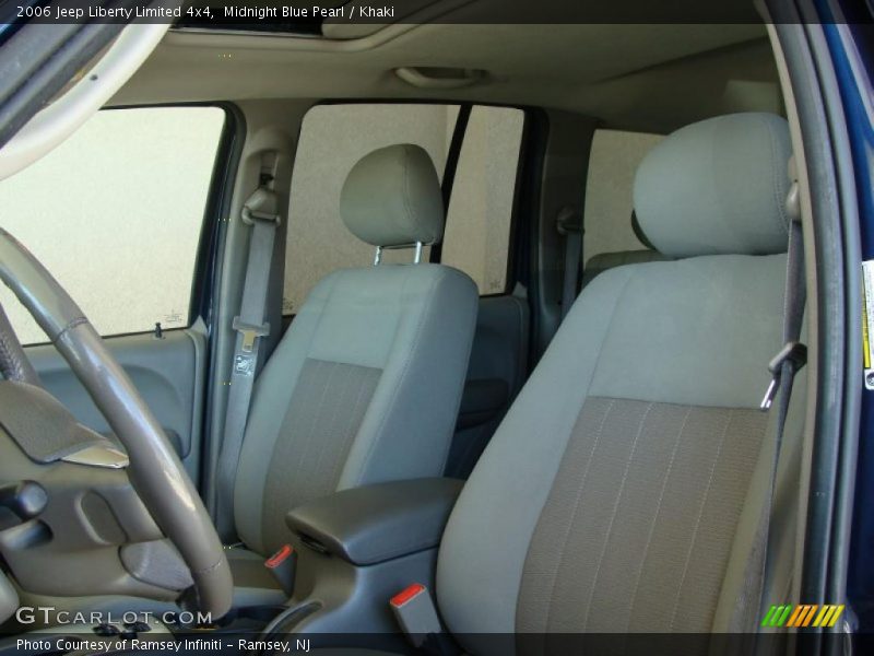 Midnight Blue Pearl / Khaki 2006 Jeep Liberty Limited 4x4