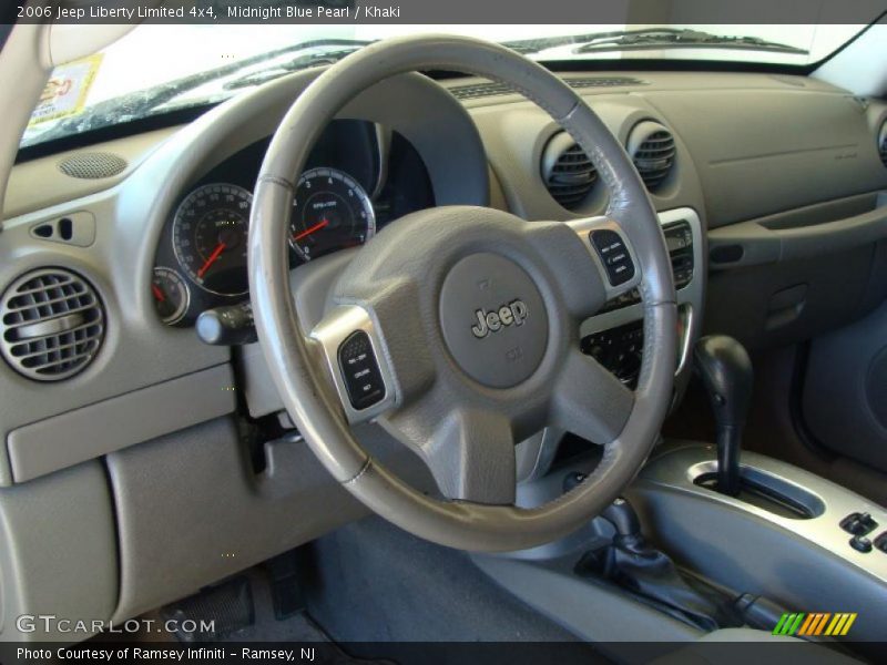 Midnight Blue Pearl / Khaki 2006 Jeep Liberty Limited 4x4