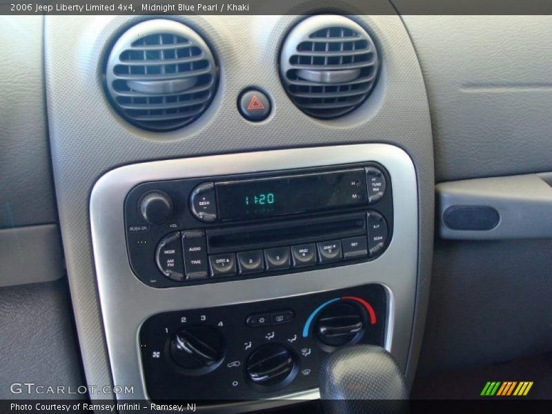 Midnight Blue Pearl / Khaki 2006 Jeep Liberty Limited 4x4