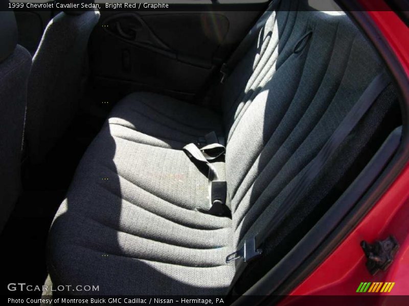 Bright Red / Graphite 1999 Chevrolet Cavalier Sedan