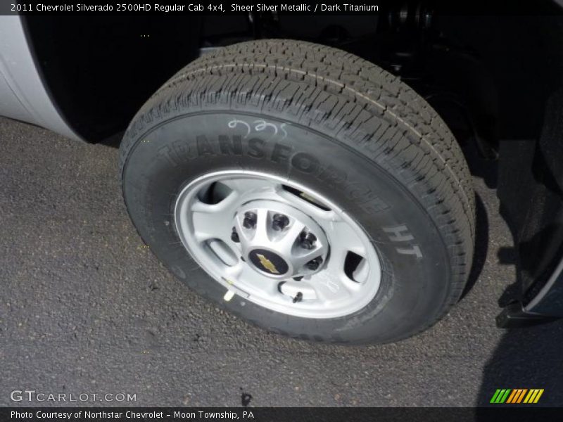 Sheer Silver Metallic / Dark Titanium 2011 Chevrolet Silverado 2500HD Regular Cab 4x4
