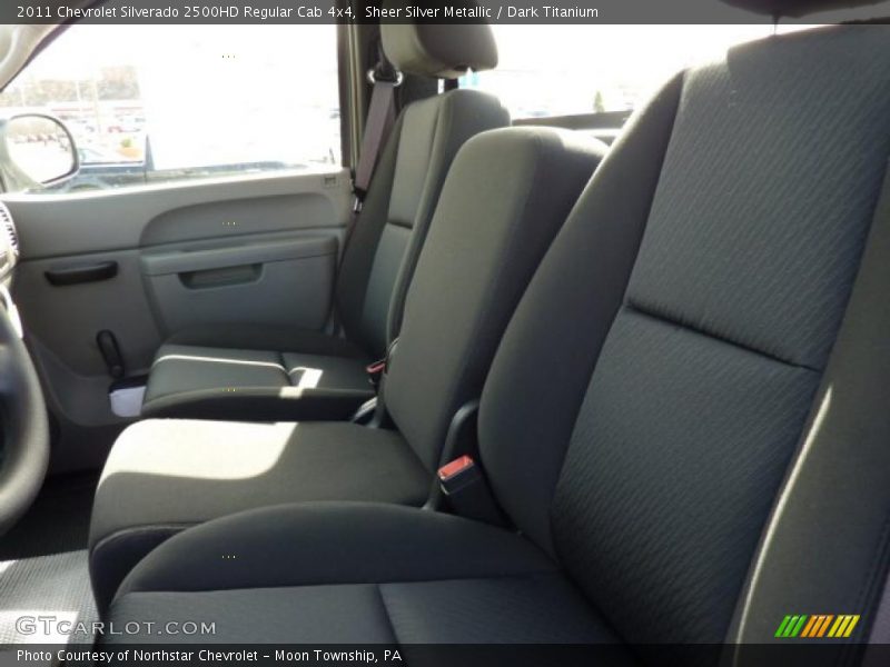 Sheer Silver Metallic / Dark Titanium 2011 Chevrolet Silverado 2500HD Regular Cab 4x4