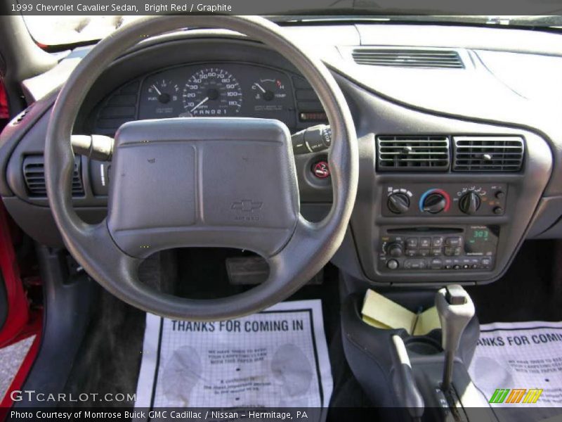 Dashboard of 1999 Cavalier Sedan