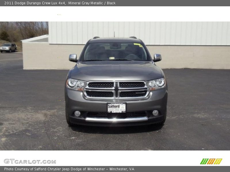 Mineral Gray Metallic / Black 2011 Dodge Durango Crew Lux 4x4