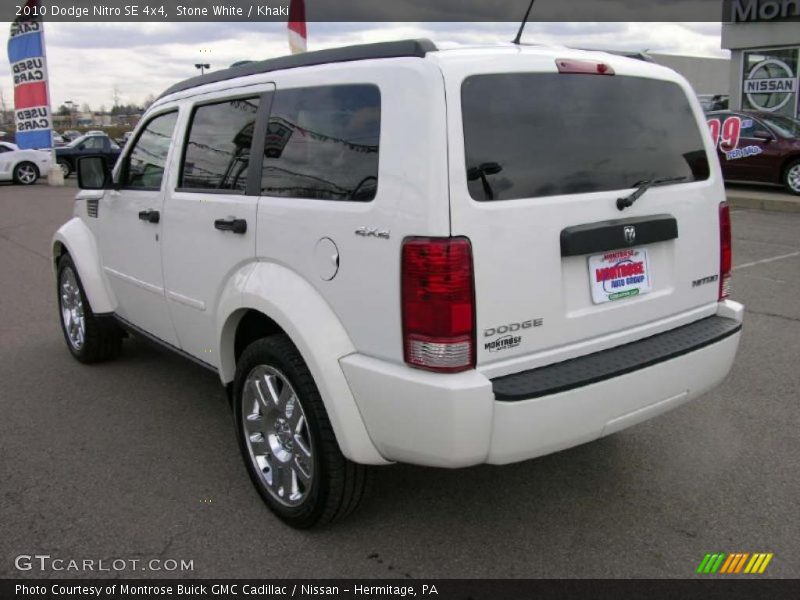 Stone White / Khaki 2010 Dodge Nitro SE 4x4
